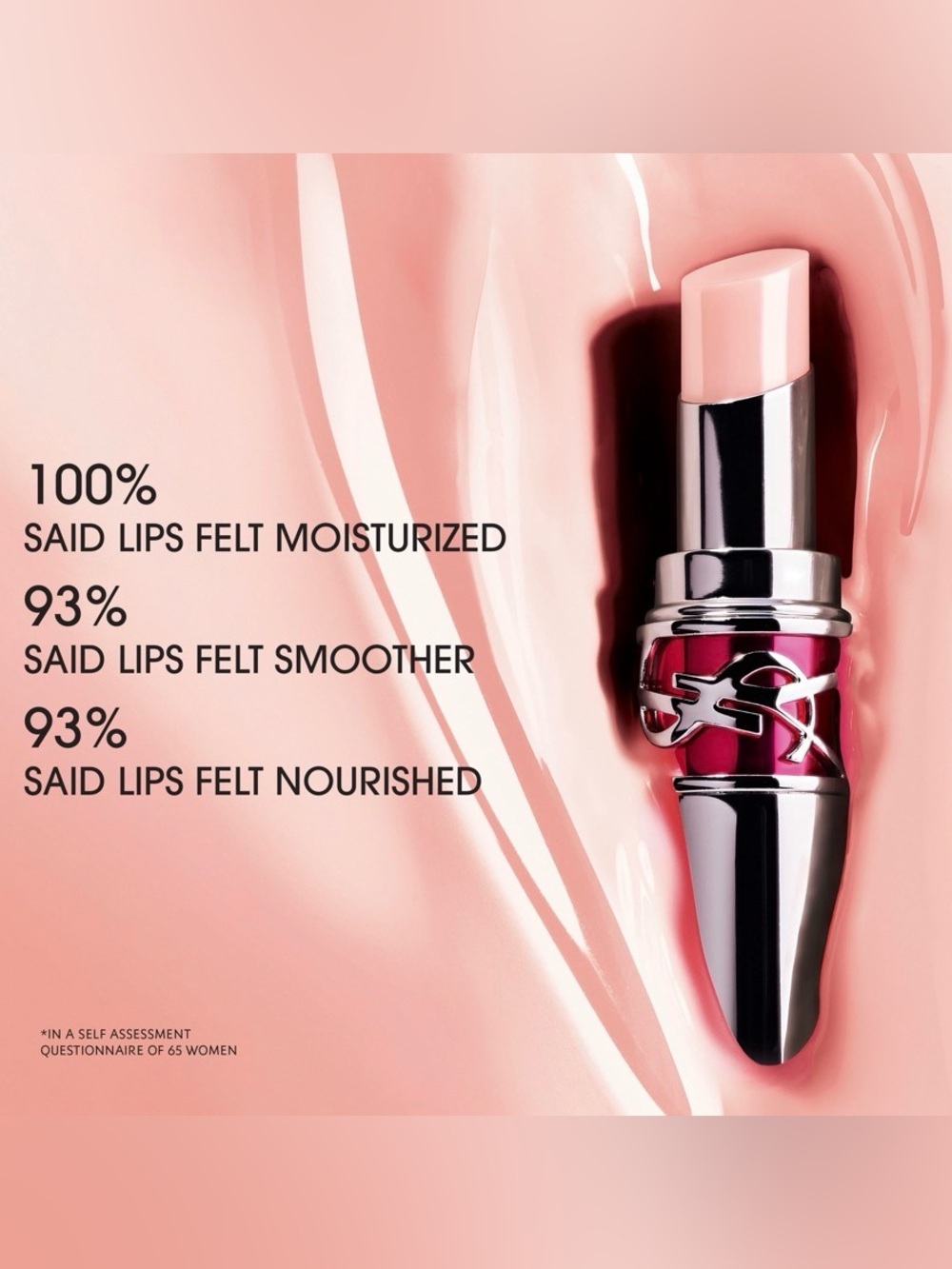 YSL Loveshine Candy Glaze Lip Gloss Stick in Showcasing Nude - Picture 8 of 12